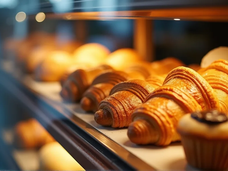 Copper Kettle Bakehouse pastry case, illustrative placeholder